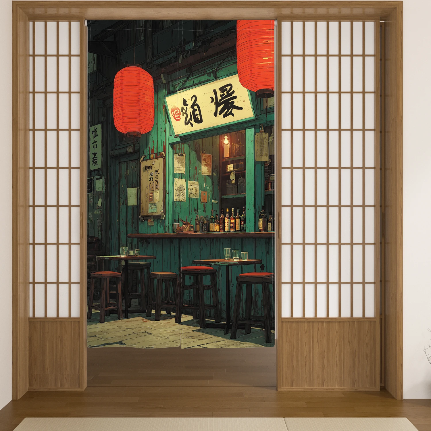 Japanischer Izakaya Noren Türv – Noren Curtain Doorway Bewertung und Preis