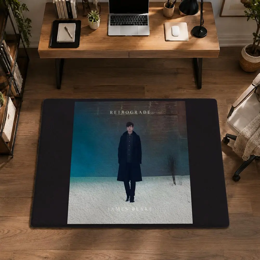 James Blake Floor Mat Flannel Non-Slip Washable Soft Rug For Bathroom Kitchen Bedroom Living Room Home Decor
