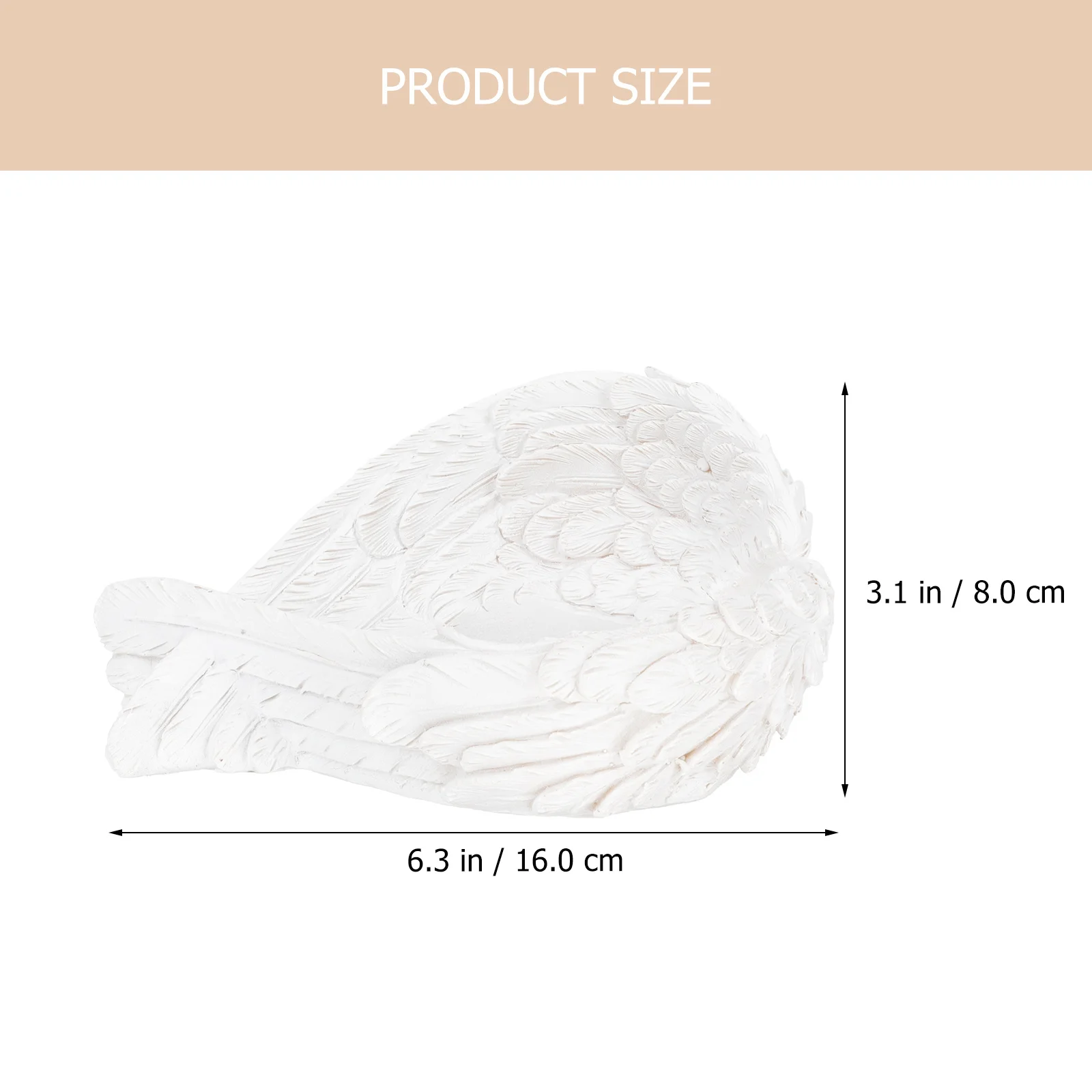 

Angel Wings Holder Resin White Tea Light Stand Decorative Tabletop Ornament For Home Bedroom Desktop Festival Gift