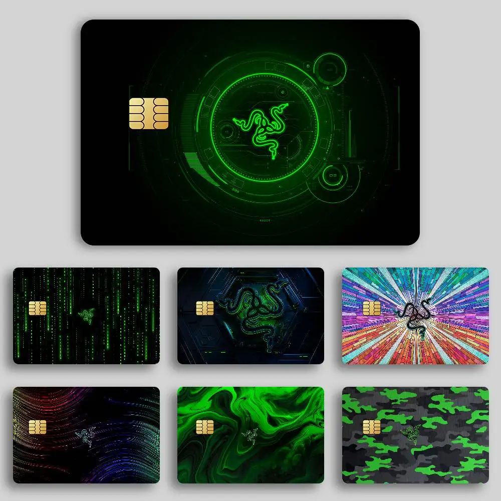Game R-Razer Logo Credit Card Skin Stickers for Bank Card Bus Metro Card Sticker Waterproof Gift