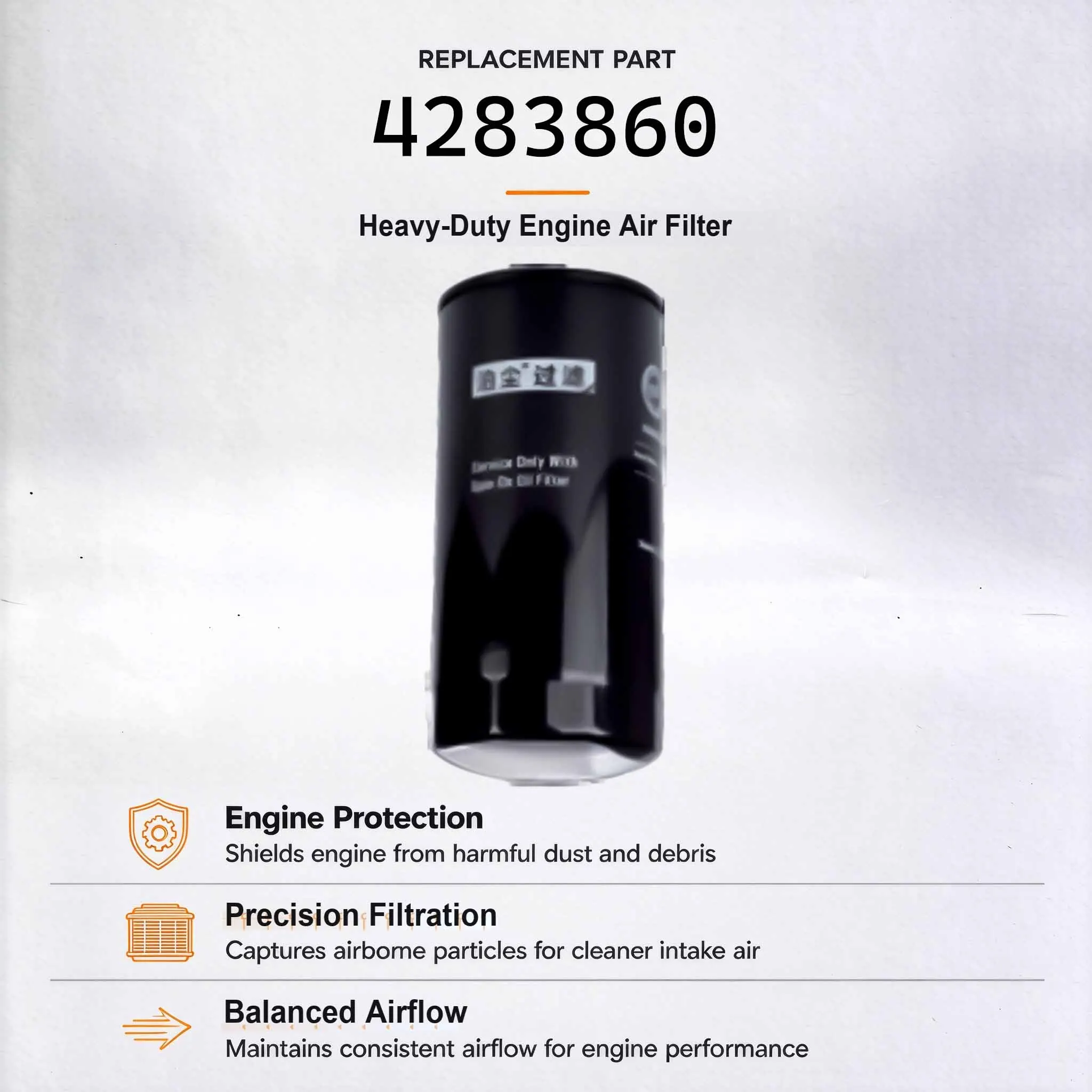 Oil Filter 4371313 Fits for Sumitomo SH200 SH200A1 SH200A2 SH200C2 SH200A3 SH220 SH400 Crawler Excavators