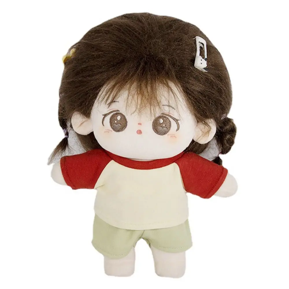 Doll Suit Idol Doll Outfit Toys Accessories 10cm Doll Clothes Doll Catoon Tops Mini Clothes Doll T-shirt