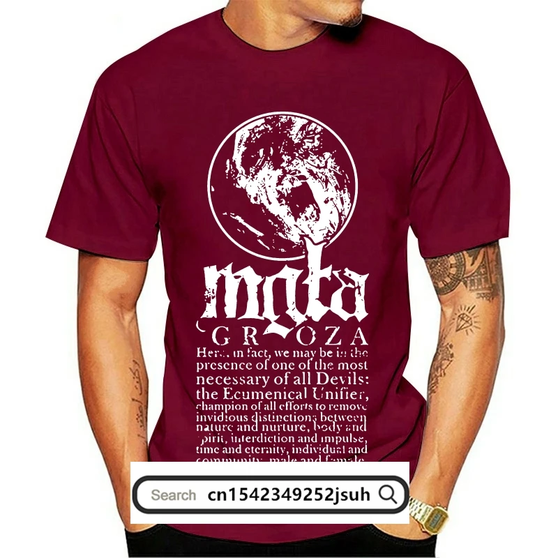 

Mgla Groza T-shirt Mens And Mens Cotton Printing Shirt Big Size S-XXXL