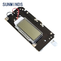 1 Dual USB 5V1A 2.1A Mobile Power Bank 18650 Battery Charger PCB Power Module Accessories For Phone DIY New LED LCD Module Board