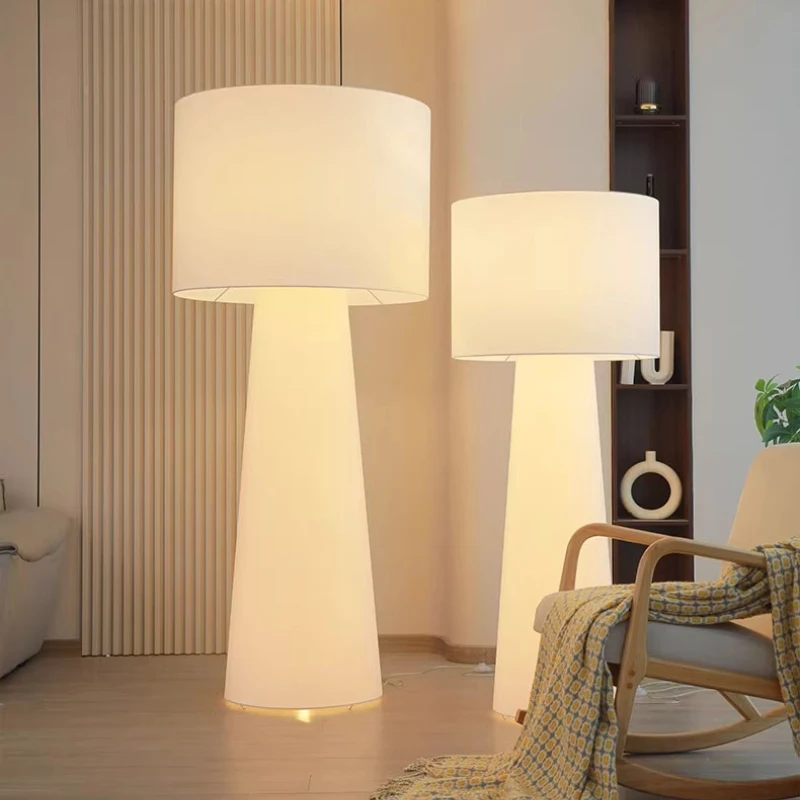 

Floor lamp, next to the sofa in the living room, high-end art fabric atmosphere lamps