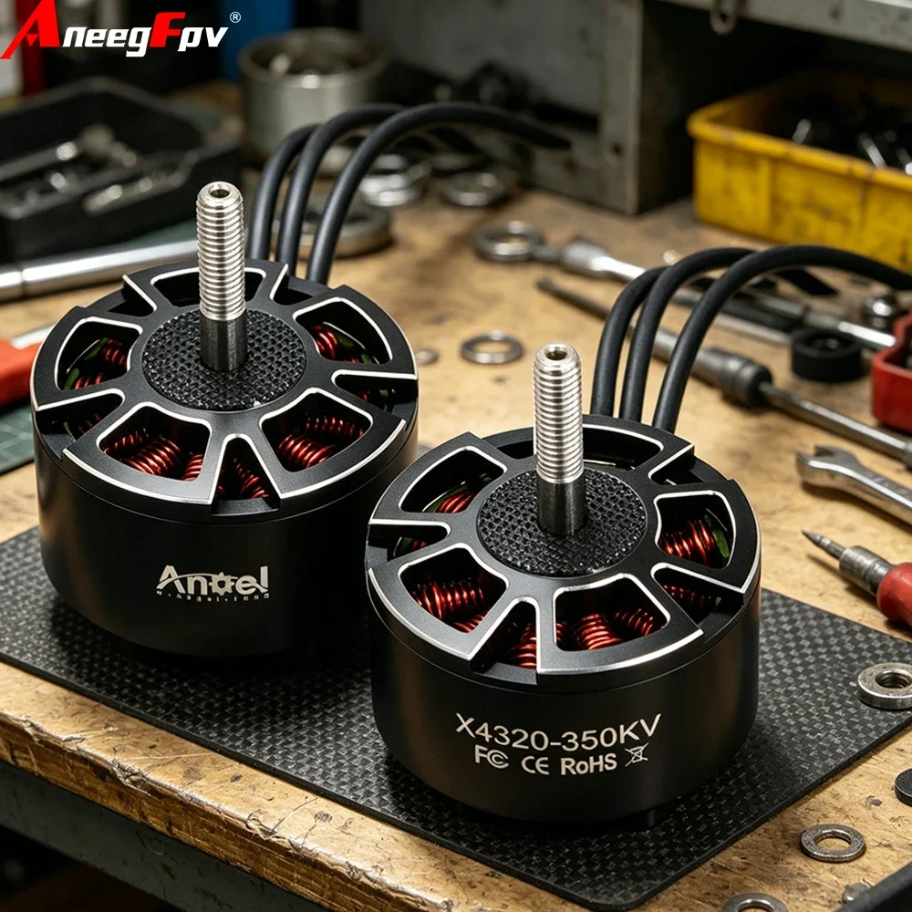 SkyDEl4PCS UAngel X4320 350KV 3-8S High Speed Brushless Motor 6mm Shaft For RC Fixed-wing FPV Parts
