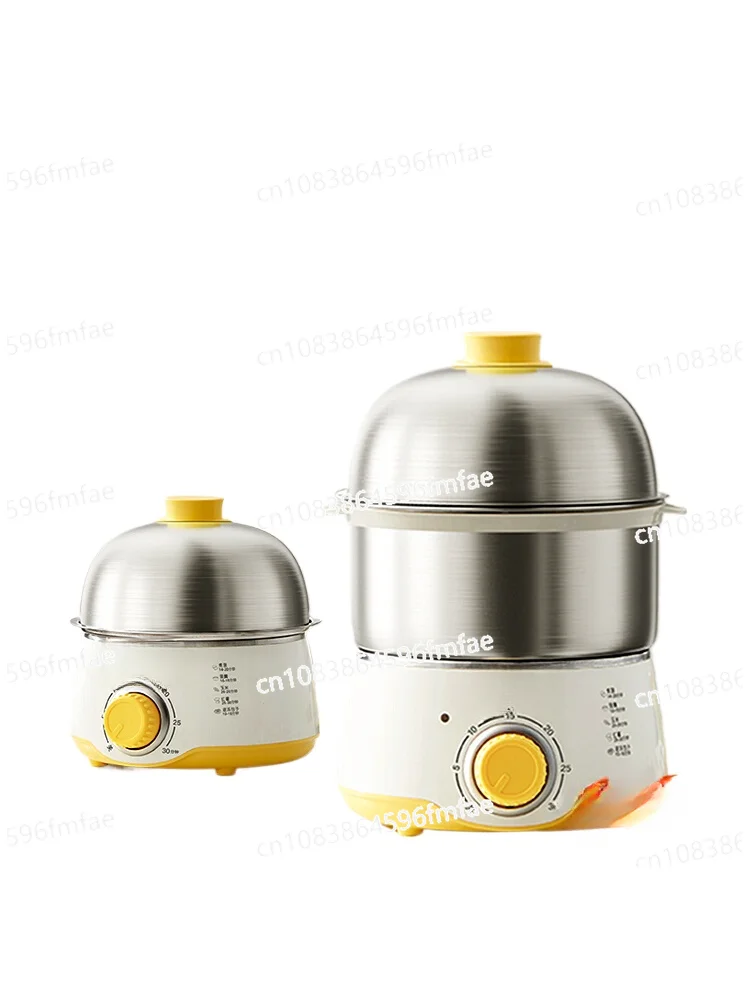 

Bear Egg Boiler Egg Steamer Household Microcomputer Reservation Ceramic Single Layer Mini Anti-Dry Burning Cooking Appliances