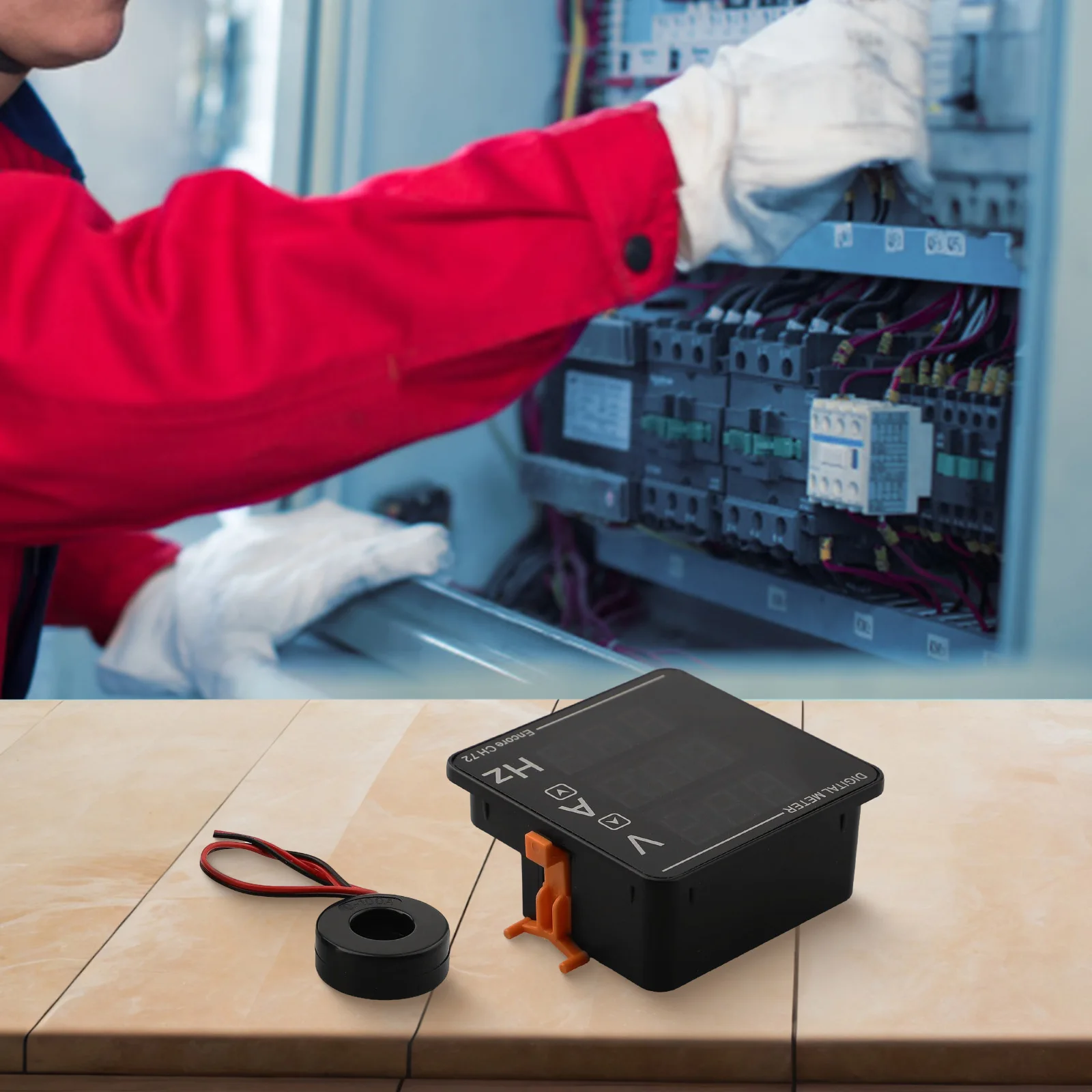 

68*68mm Opening Size Digital AC Meter 120A Precision Transformer Meter Amperemeter 120A Measurement Capability