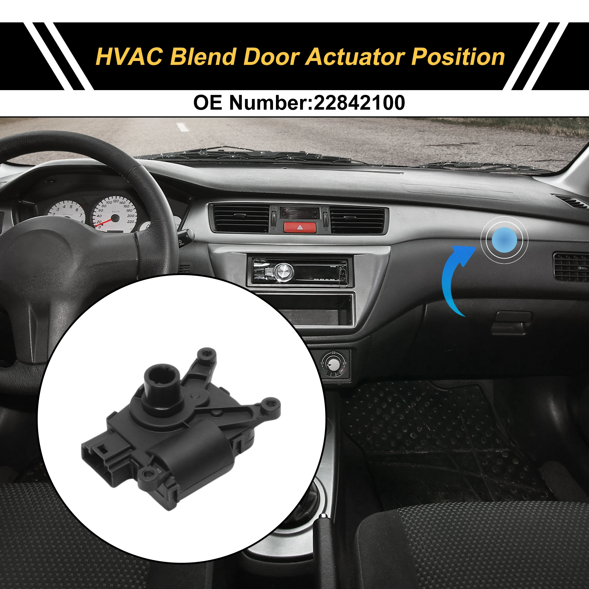 

UXCELL HVAC Heater Blend Door Actuator for Chevrolet Corvette 2014-2019 No.22842100