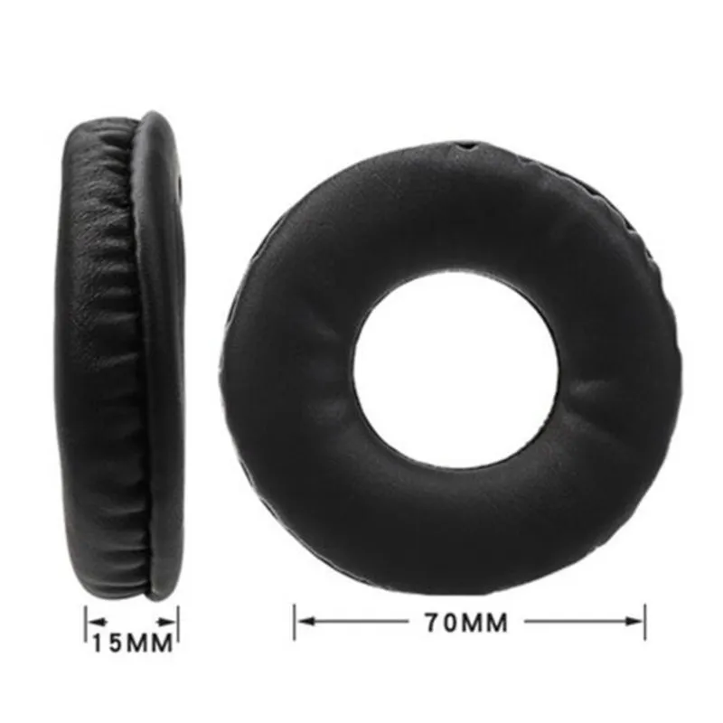 استبدال بطانة للأذن يغطي لسوني MDR ZX100 ZX300 V250 V150 ZX310 ZX330BT ATH-FC700 FC707 سماعات الأذن وسائد 70 مللي متر 1 زوج