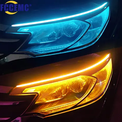 LED Daytime Running Lights Waterproof Strips Fccemc