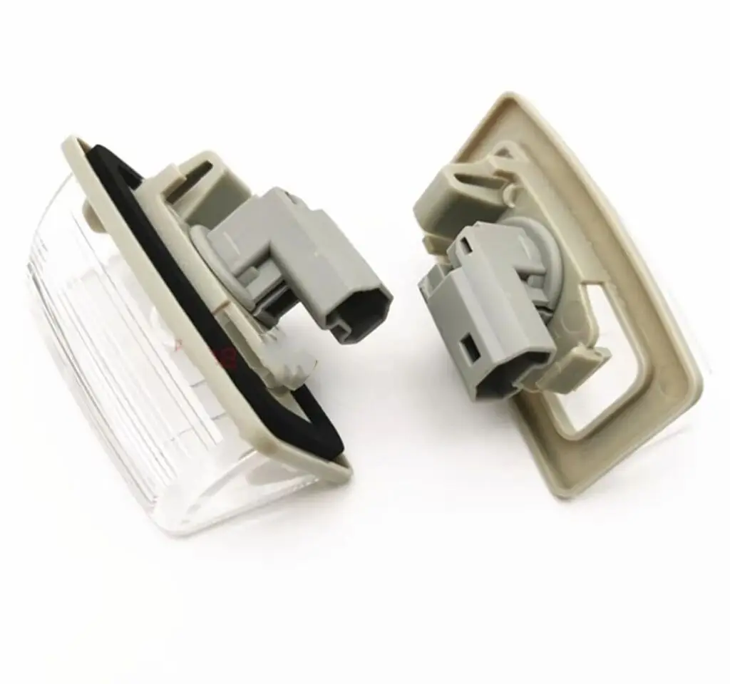2pcs left and right License plate lamp assembly For BYD F3 F3R