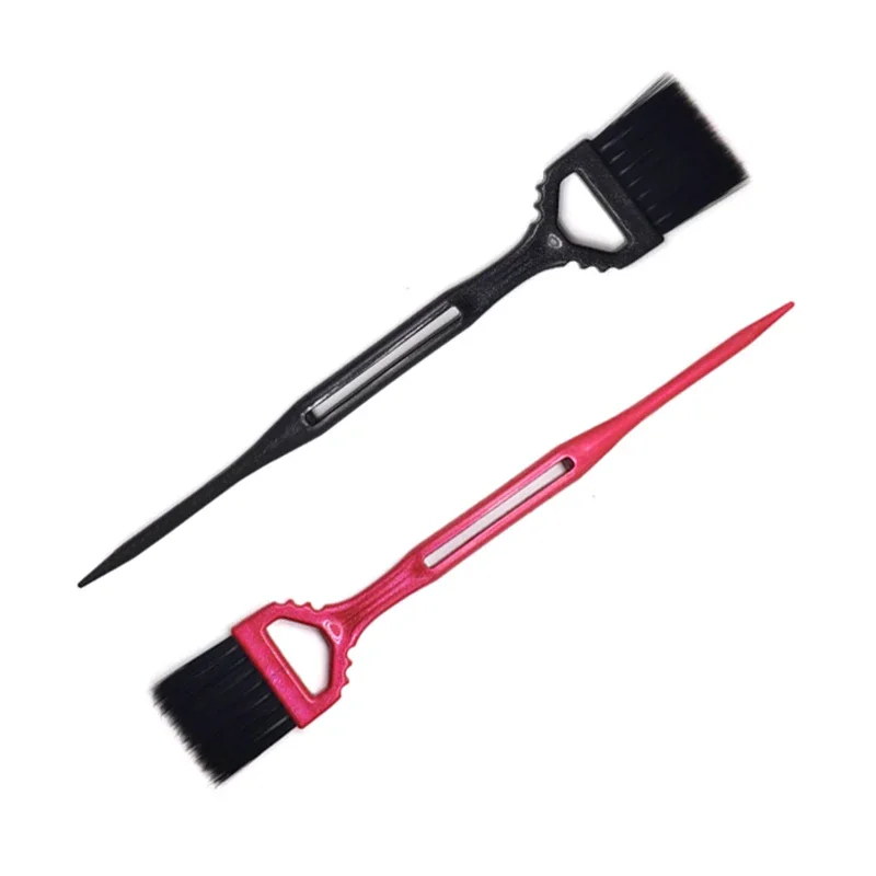 1 Piece of Plastic Handle Professional Hair Dye Brush Fluffy Hair Comb Hair Dye Tool Hair Accessories Special for Real Hair Wigs