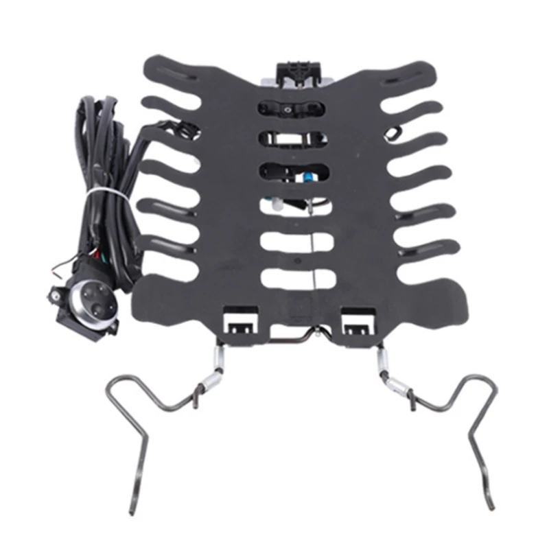 4 Way Switches Back Support Back Lumbar Support Double Motor Relaxing Lumbar Board Accessory for Business Vehicles