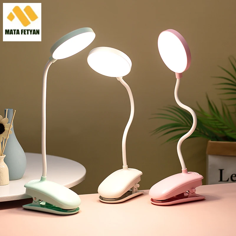 

USB Multifunction Led Clamp Desk Lamp Flexible Gooseneck Touch Dimming Table Lamp Clip On Lamp For Book Bed Office and Computer