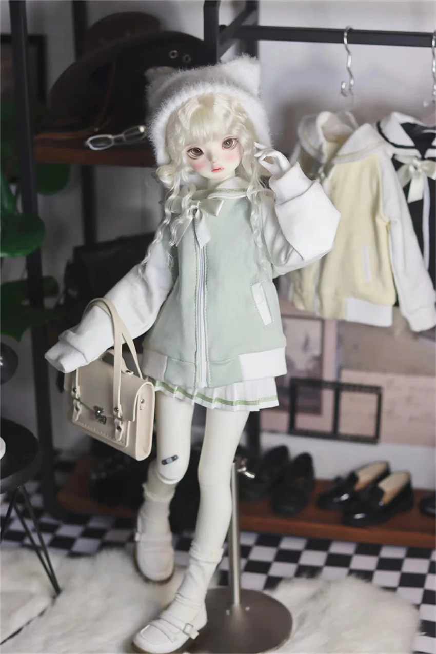 BJD/SD Doll Clothes 1/3 1/4 1/6 Girls Collar Sailor Sets Black Yellow Coats Dress Skirt Multi-color Doll Accessories (No Dolls)
