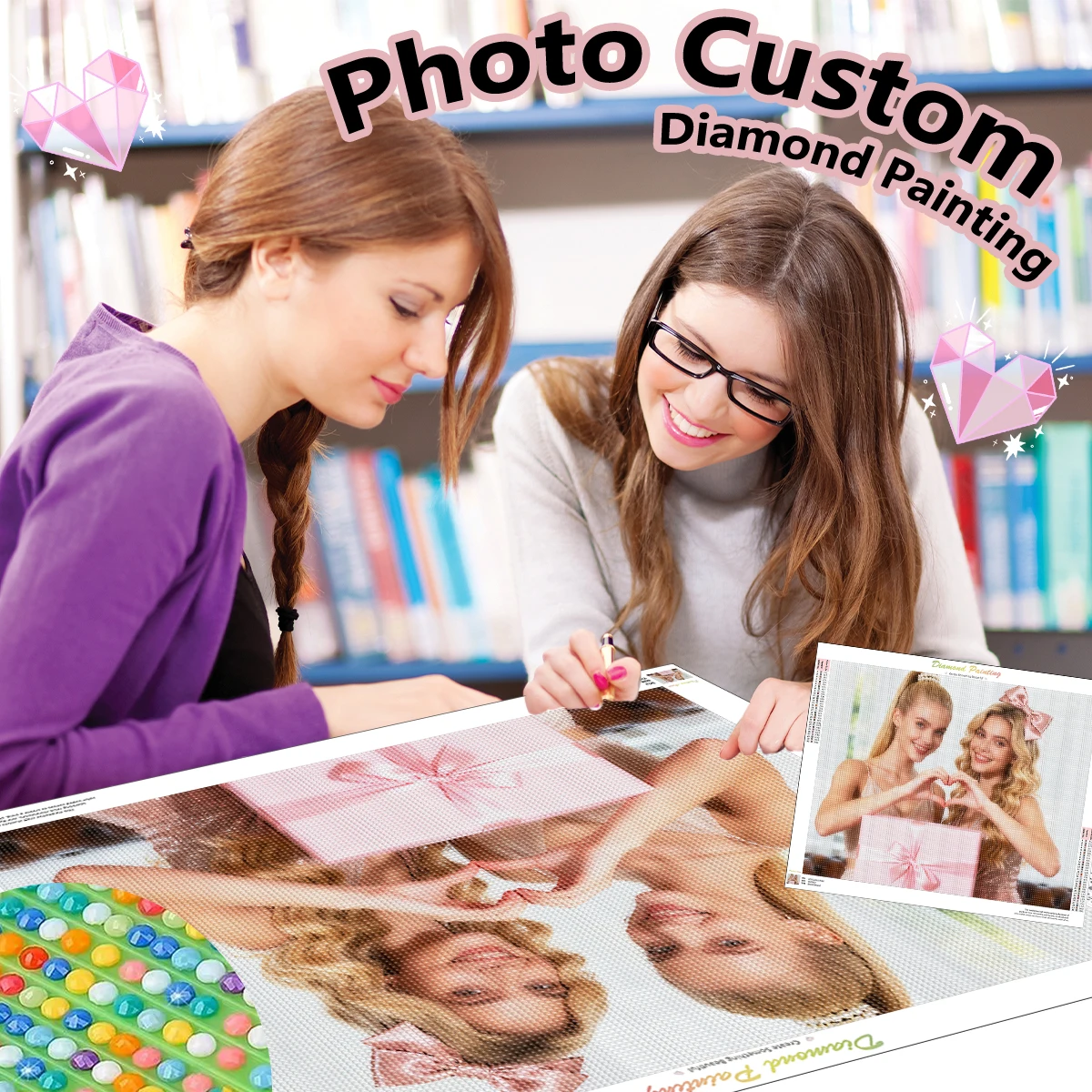 

GATYZTORY Photo Custom Diamond Painting Customized photo birthday gift for girlfriends Diamond Mosaic Rhinestones Cross Stitch