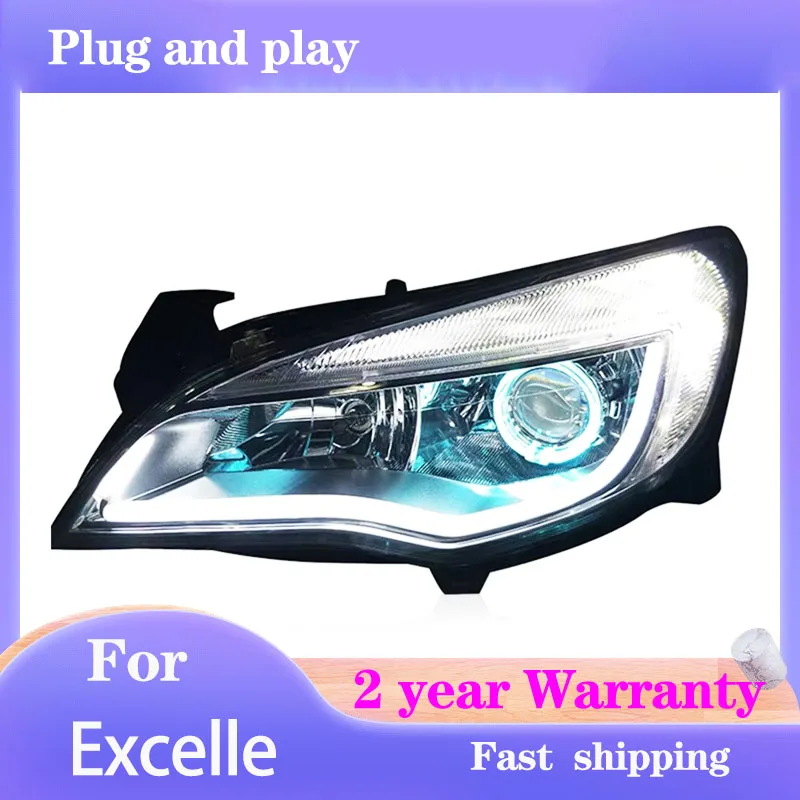 

Car styling Headlight For Buick Excelle Headlights For Excelle Head Lamp DRL Turn Signal Low High Beam Projector Lens