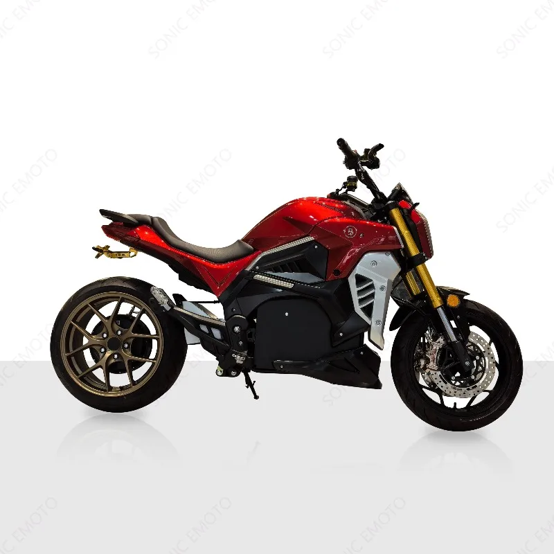 Stlf Brembo Calipers Moped Racing Motorcycle 8000W Hub Motor Lithium Battery Inverted Suspension Electric 140km/h Top