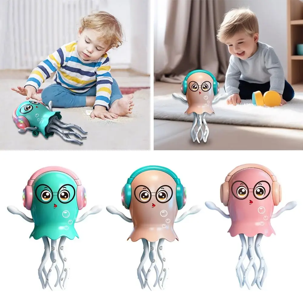 Magic Inertia Dancing Octopus Toy Clockwork Automatic Obstacle Sensor Auto-Dance Octopus Toys Crawling Dancing