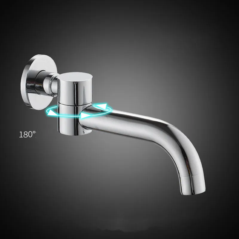 Brass wall mounted faucet spout Square and Round brass chrome spouts shower faucet accessories Shower Arm Faucet Accessories