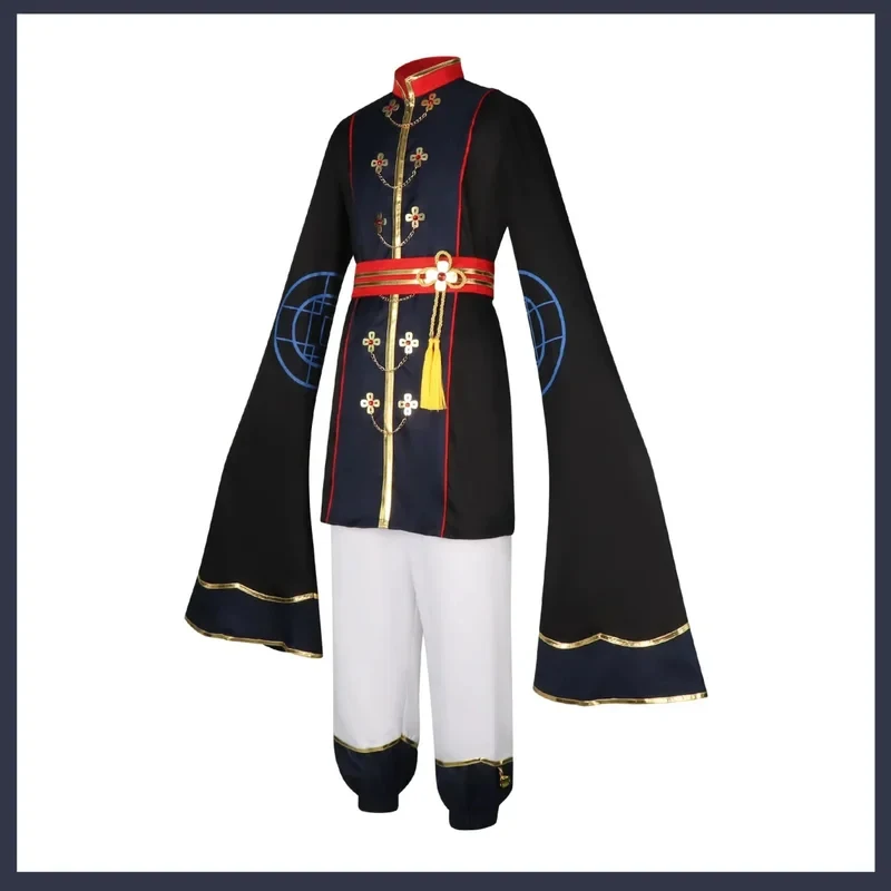 5;e,8\v,5/Anime Bungo Stray Dogs Nakajima Atsushi Cosplay Costume Ghost Zombie Uniform Robe Tops Hat Wig Man Hallowef,5'h\8/m' view 5