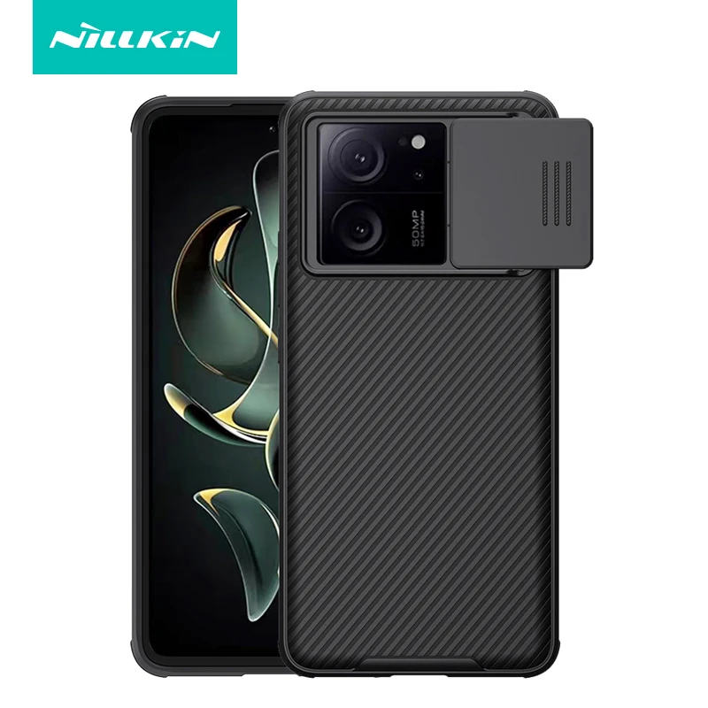 

For Xiaomi 13T Pro Nillkin CamShield Pro Case with Slide Camera Cover Hard PC+TPU Back Cover for Redmi K60 Ultra Shell