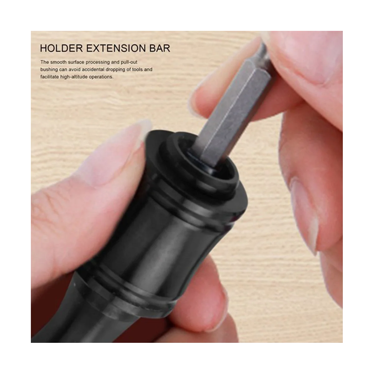 Hex Chave De Fenda Bit Titular, Barra De Extensão, Adaptador De Parafuso Chaveiro, Broca Mudança Broca Bits Titular, 1/4"
