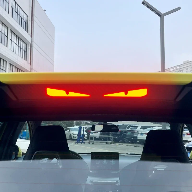 High Brake Light Board Rear Light Carbon Fiber Pattern Sticker Styling Appearance Decoration for BYD Seagull Dolphin MINI Car