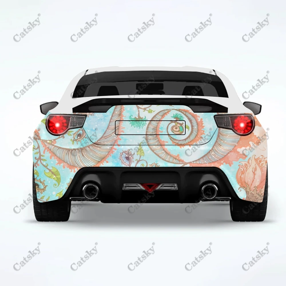 

mandala Car stickers truck rear tail modification painting suitable for truck pain packaging accessories decals