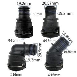 NW12 fittings high quality Cooling water connector WATER pipe Exhaust pipe auto fuel line quick connector 1pc