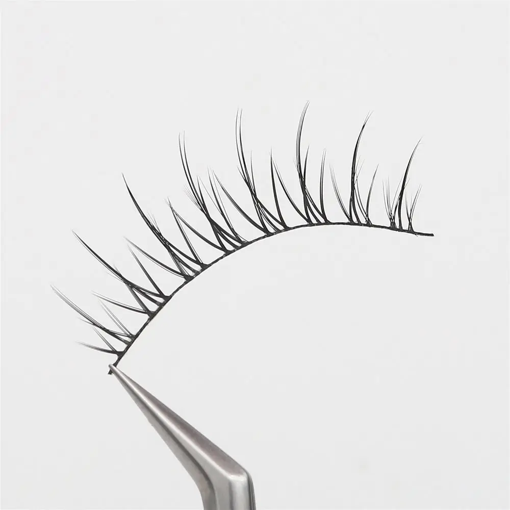 10 Pairs Natural Look Light Brown Lashes Japanese Cosplay Anime Eyelashes Extension Faux Mink Dramatic Fluffy Manga Eyelash