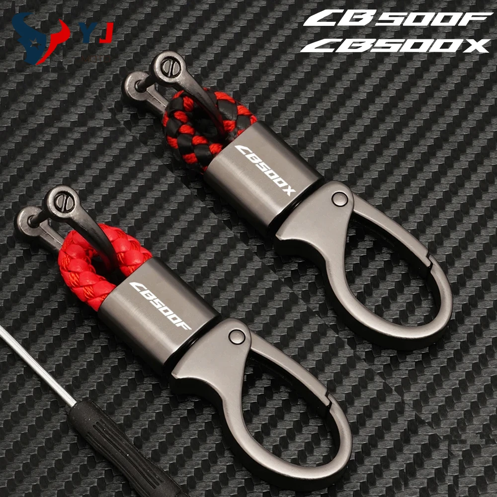 Custom Logo For Honda For Honda CB500F CB500X CB 500F 500X CB 500 CB500 F/X Keychain Kering Key Chain Holder Moto Accessories