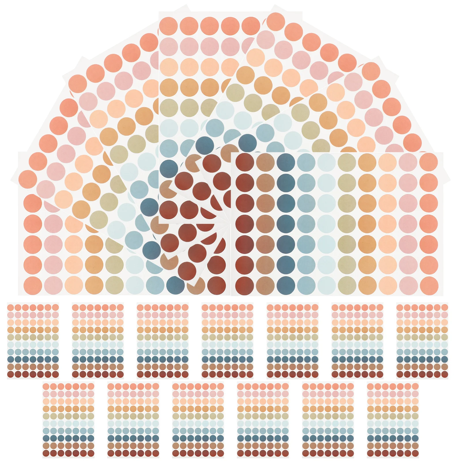 

20Pcs Colored Round Dot Stickers Small Circle Labels for Toddlers Classroom Student Teacher Coding Reward Planner Stickers