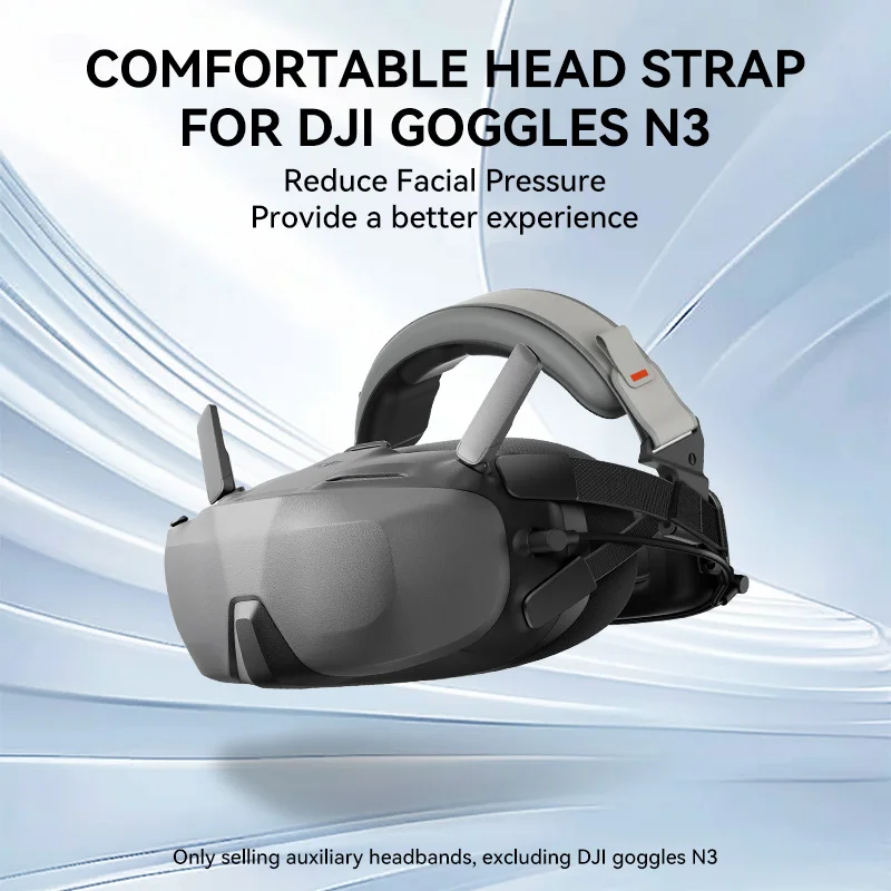 

Вспомогательная повязка на голову RCSTQ для DJI Neo Goggles N3, для очков Avata 2 N3, с функцией снятия давления, комфортная повязка на голову, аксессуары для дронов