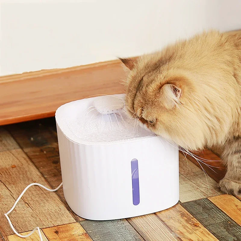 3L Automatic Pet Cat Water Fountain with LED Electric USB Dog Cat Pet Mute Drinker Feeder Bowl Pet Drinking Fountain Dispenser