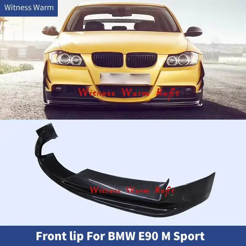 Pare-Choc Avant en Fibre de Carbone/FRP, Diffuseur de Jules Spomicrophone pour BMW E90 avec m dehors Edition/ruisseau de Pelle Avant Style 3D 2005-2012