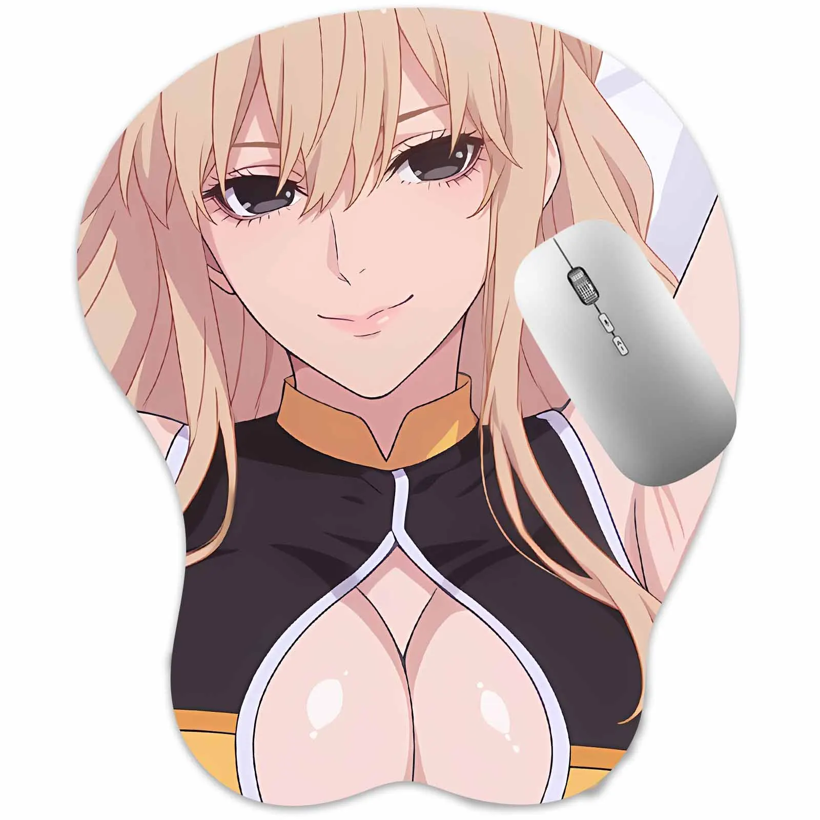 

3D Mouse Pad ( Yumeko ) Oppai Mousepad Anime Manga Boobpad Breast Gaming Wrist Rest Mouse Mat
