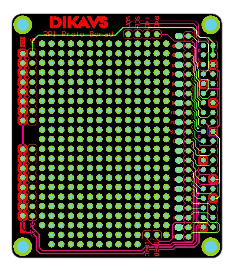 Protoboard Prototype Board Expanding Board  Prototype Pcb  for Rasberry Pi 4B 3B