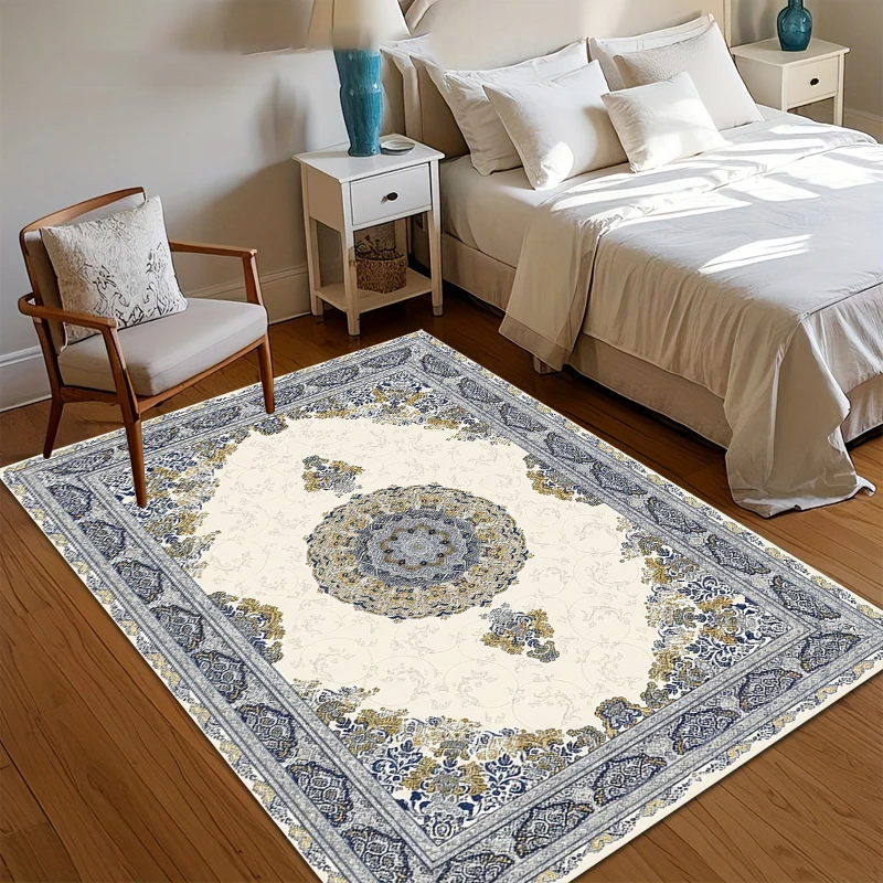 Tropical Green Palm Leaf Rug Nature Botanical Pattern Living Room Carpet Modern Art Area Rug Bedroom Floor Mat Decor
