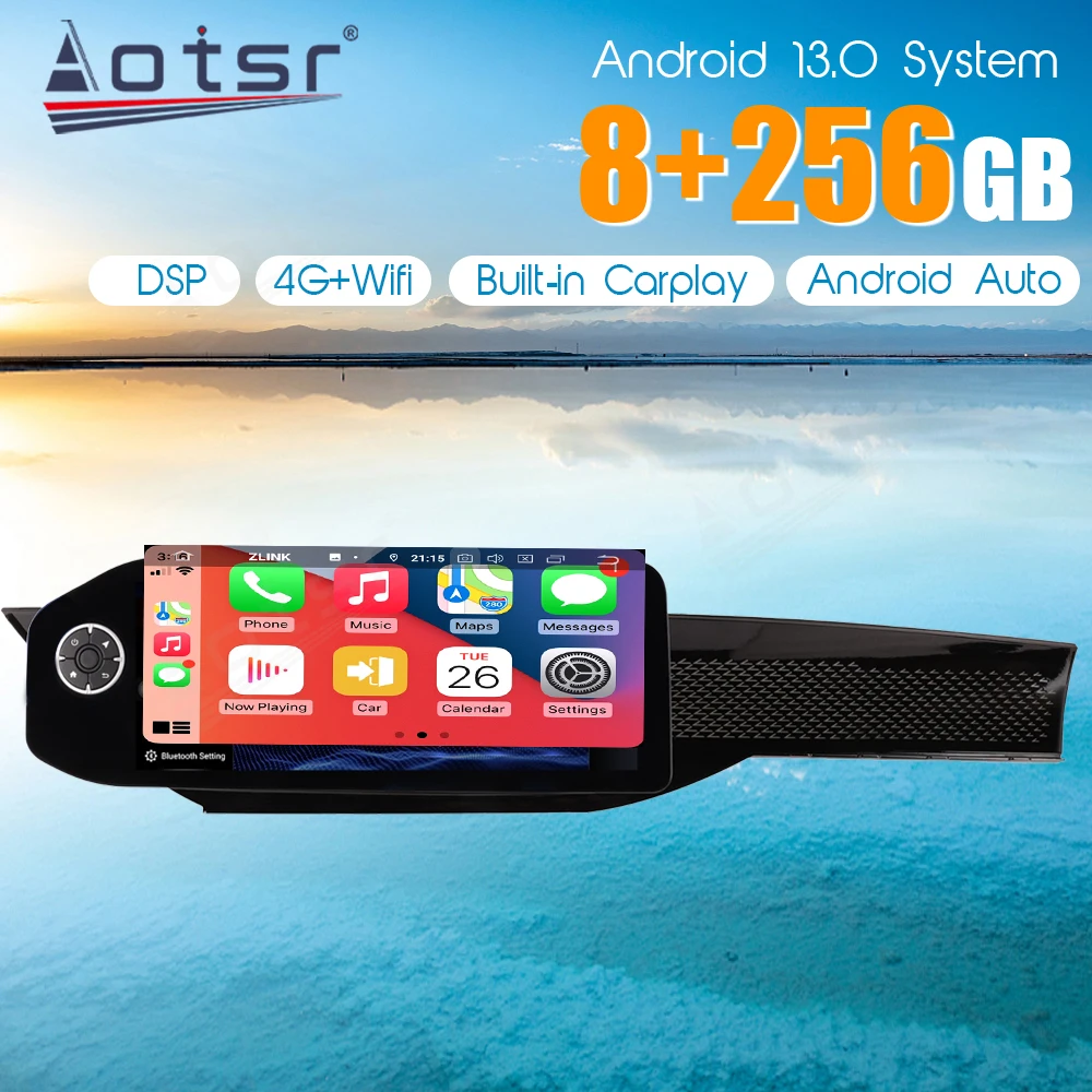 

12.3 inch Android13 Car Radio For Lexus LS 2017-2020 Multimedia Player Stereo Wireless carplay GPS Navigation Headunit HD Screen