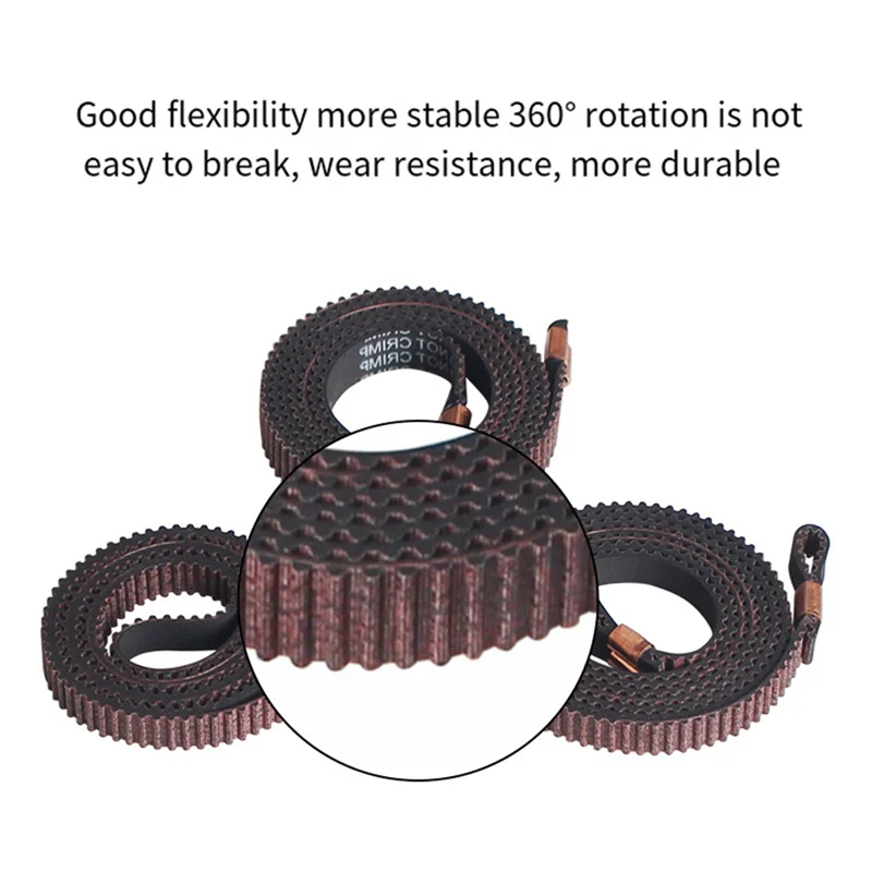 For Kobra 3 X+Y+Z Timing Belts Kit X-Axis Y-Axis Z-Axis Synchronous Belt Kit High Precision Replacement Parts