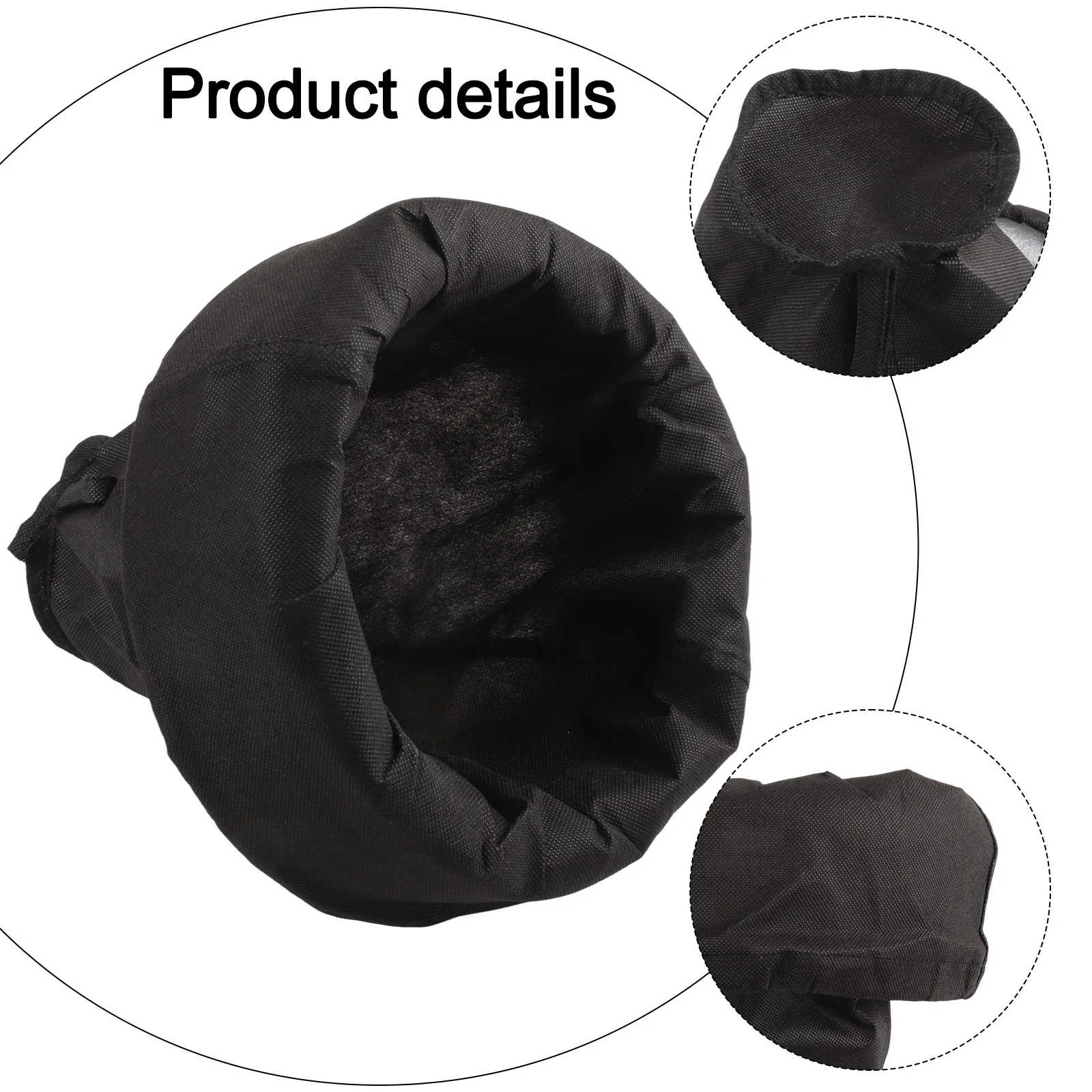 

Diameter 25cm Pond Plant Basket Protective Bag For Pond Plants Aquatic Plant Holder Diameter 25cm Non-woven Fabric