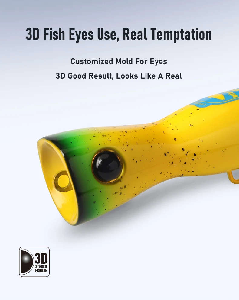 KINGDOM GT Angelköder Topwater Popper 60g 85g 160mm 185mm Salzwasser Thunfisch Blaufisch Künstlicher Meeres-Bootsangelköder Harter Köder – Detail 6
