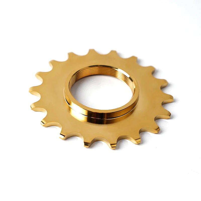 POLSO FC003 12T/13T/14T/15T/16T/17T/18T Fixed Gear Cog Chrome Stainless Steel Sprocket Bike Freewheel and Locking