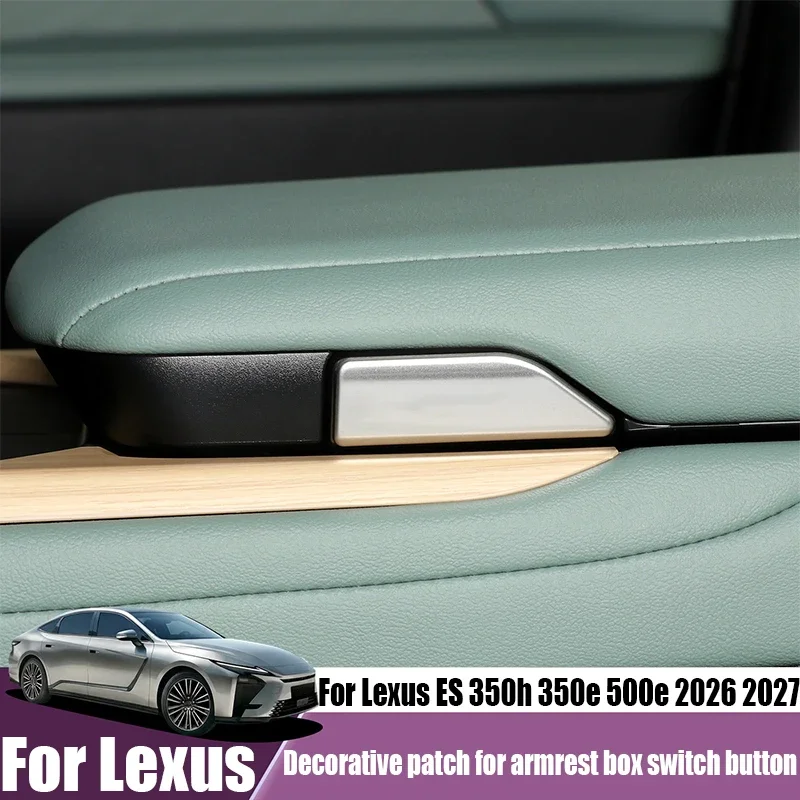 For Lexus ES 350h 350e 500e 2026 2027 Armrest Box Switch Button Decorative Cover Interior Modification Accessories Car Parts