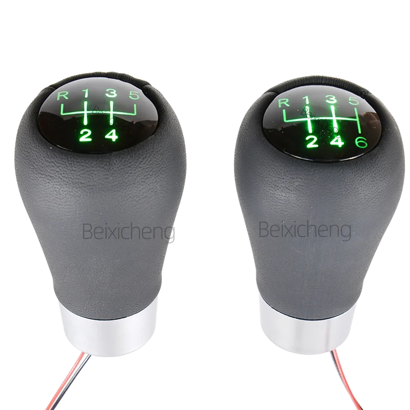 5/6 Speed MT for BMW LED Gear Shift Knob For BMW 1 3 5 6 Series E46 E60 E61 E63 E64 E90 E91 E92 E81 E82 E87 E88 Pu Leather