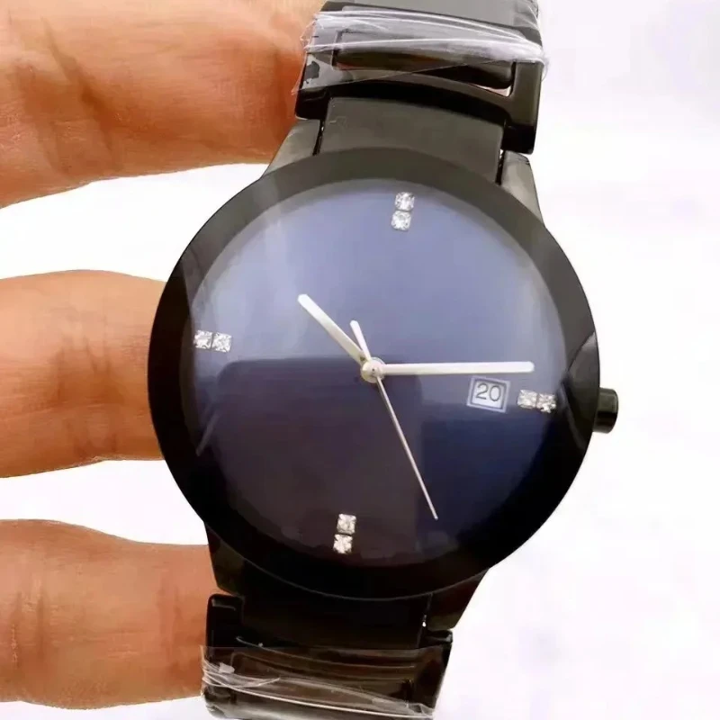 ساعات رجالية فاخرة وصلت جديدة كول الذهب الأسود الكوارتز الصلب ساعة اليد رائعة Masculino Relogio ساعة الموضة