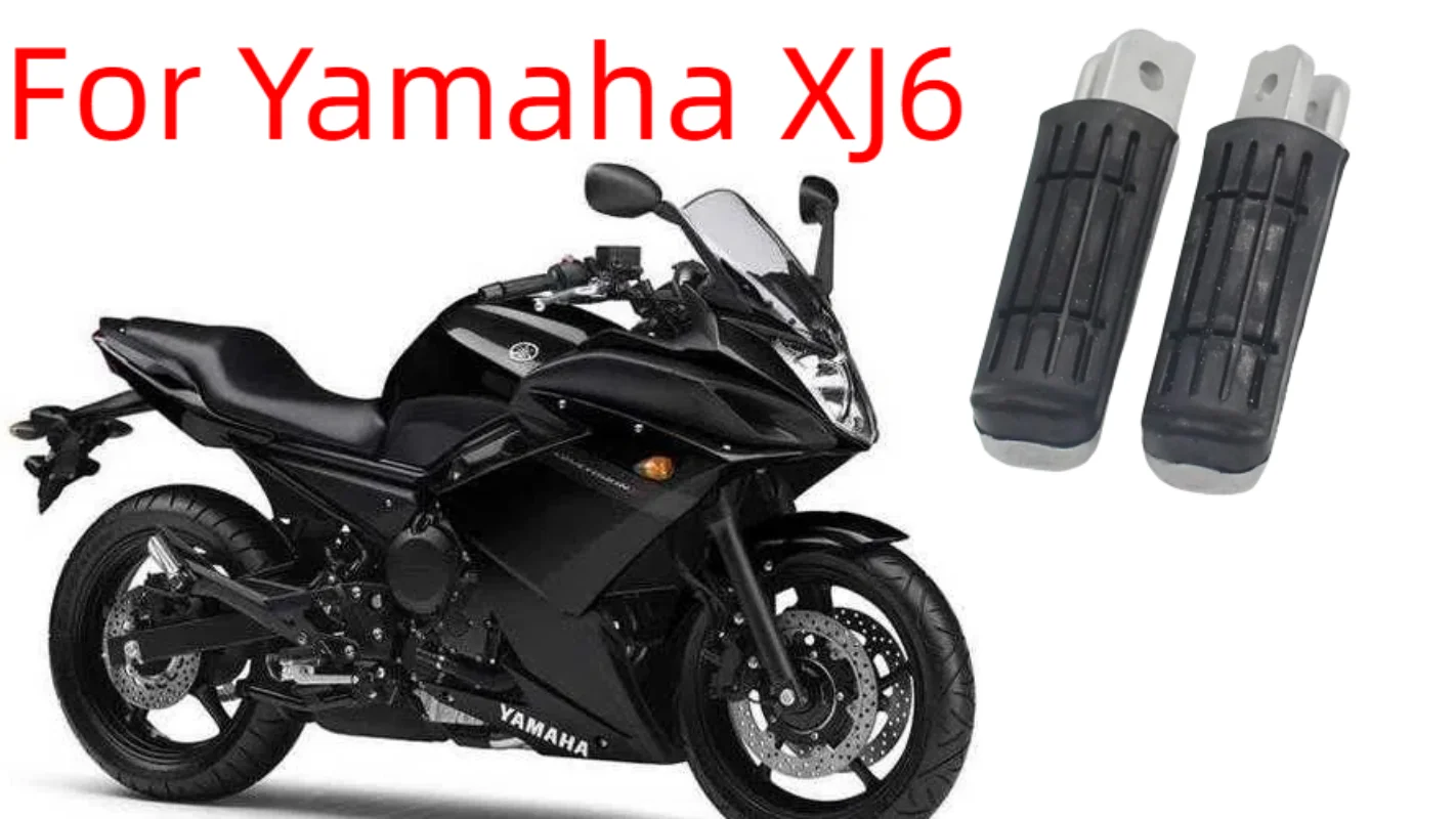 Motorcycle Front Rear Footrests Foot Pegs for Yamaha XJ6 FZ6 MT09 MT07 FZ8 FZ1 FZ400 FZ600 XJ600 XJ900 TDM850 T Black