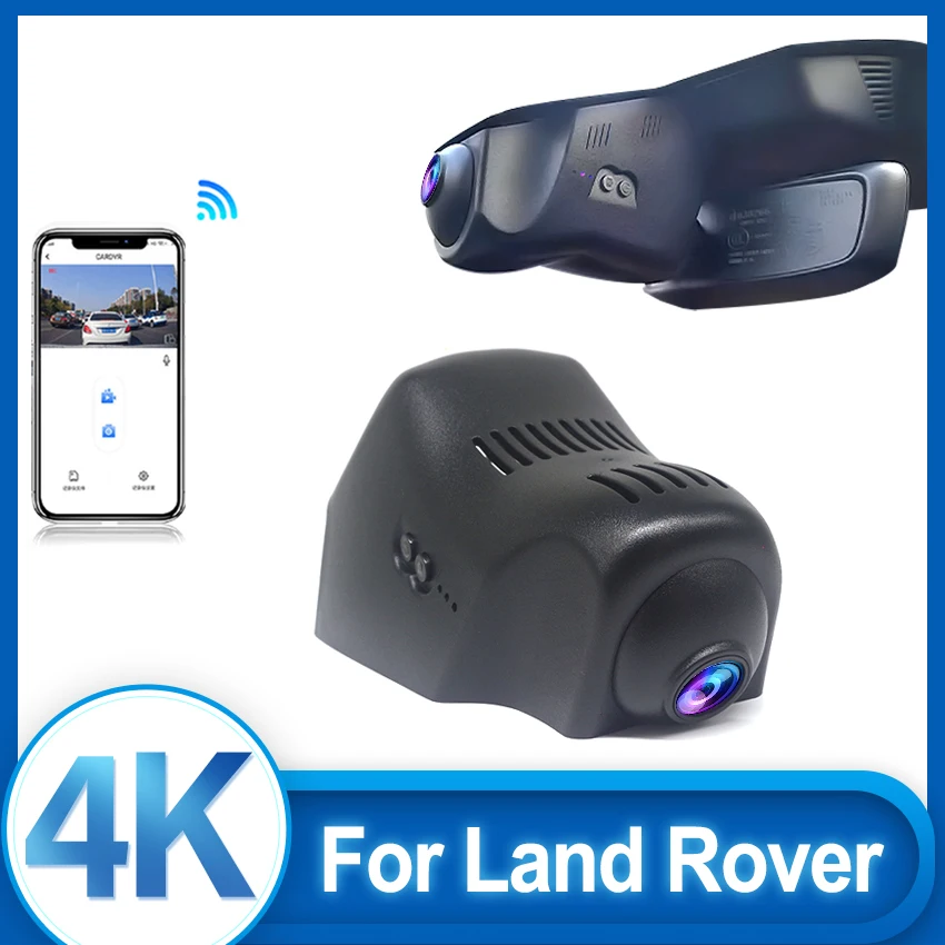4K 2160P Dash Cam DVR Camera Recorder Wifi Night Vision for Land Rover Range Rover Sport Evoque LRX L551 L538 L405 L494 Dashcam